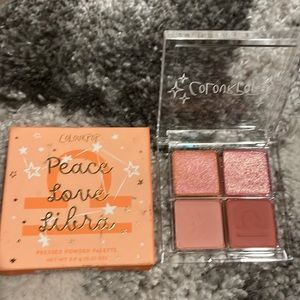 Colourpop’s “Peace, Love, Libra” 4 pan pressed powder palette!